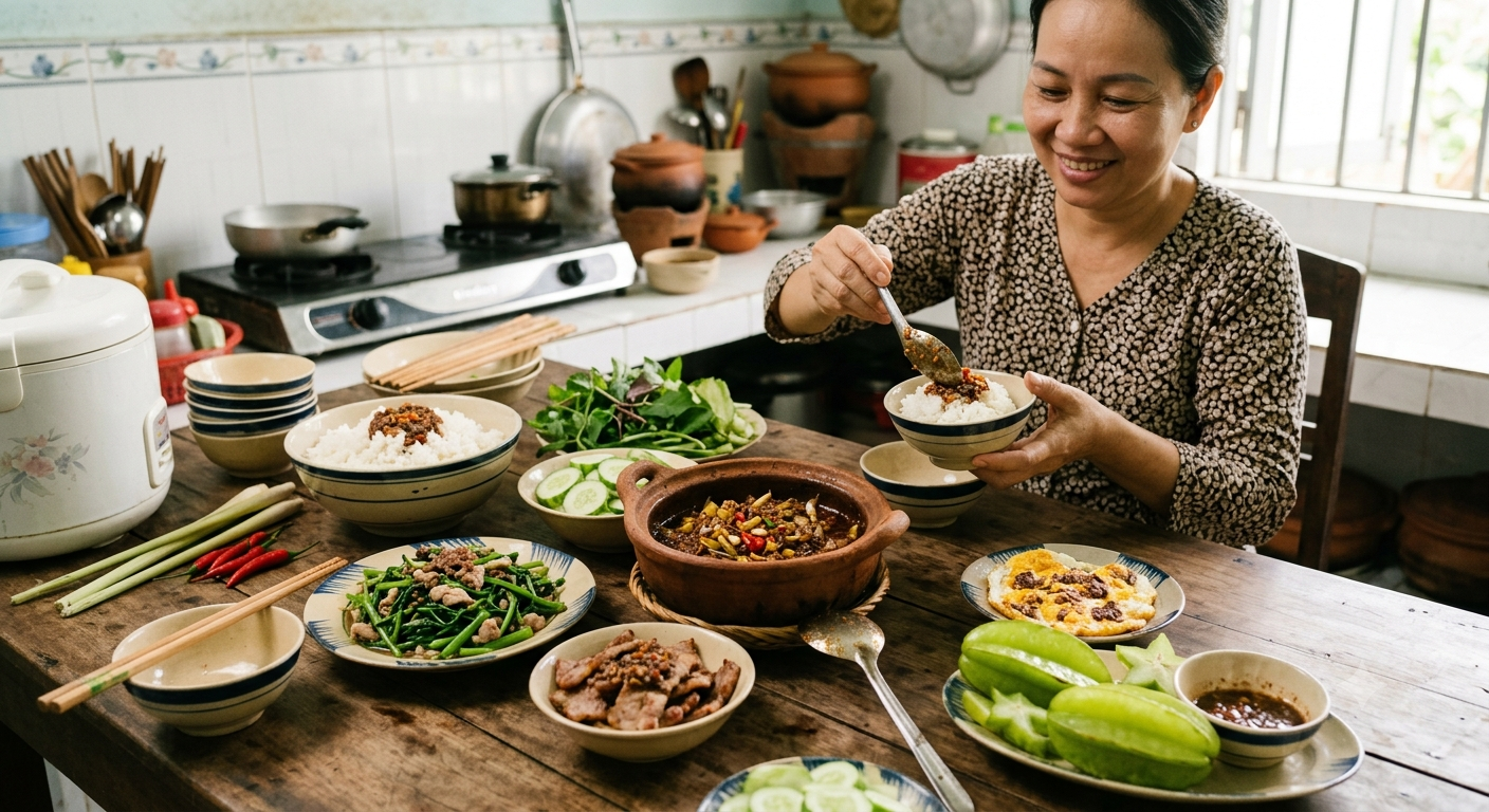 Ứng dụng linh hoạt của mắm ruốc xào sả ớt trong chế biến món ăn hàng ngày
