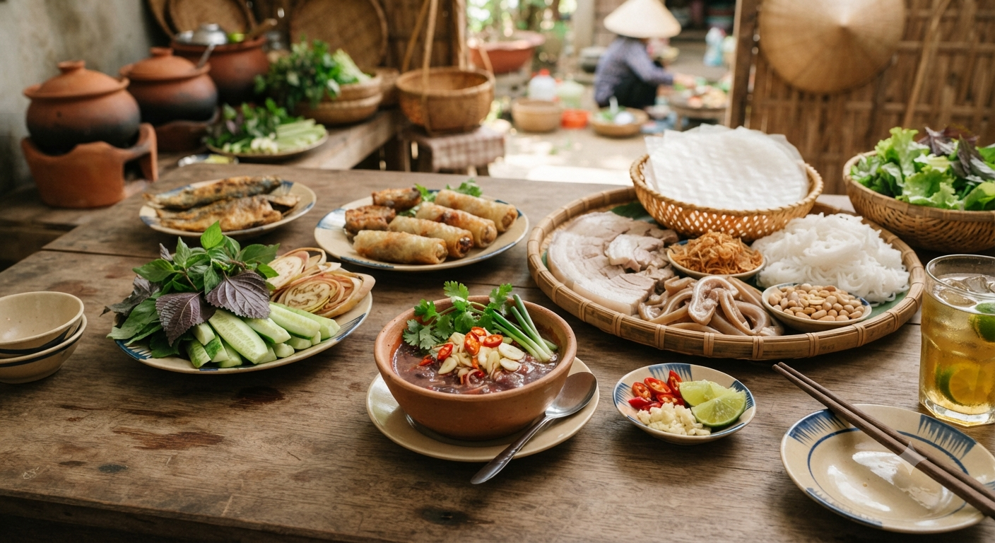 Những món ăn kèm mắm tôm chà Gò Công ngon "bá cháy" và dễ chuẩn bị
